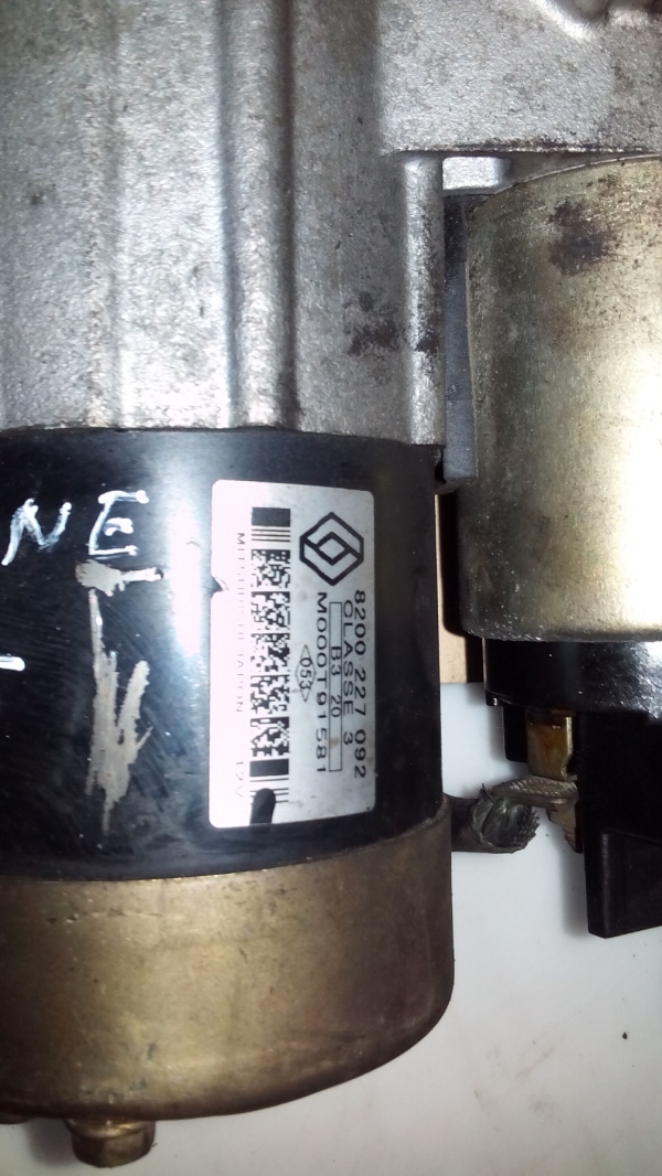 Motor de Arranque RENAULT MEGANE II (BM0/1_, CM0/1_) | 02 - (20198783).