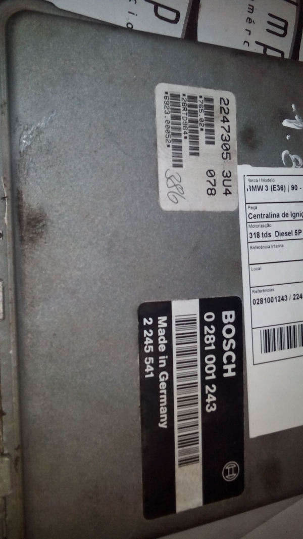 Centralina de Ignição (imobilizador) BMW 3 (E36) | 90 - 98 (20199616).