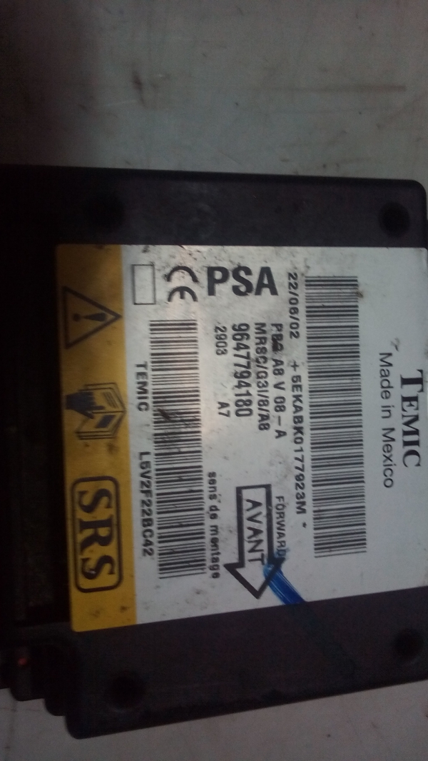 Centralina de Airbags CITROËN C3 (FC_) | 02 - (20201125).