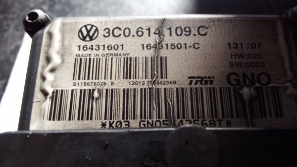 ABS VOLKSWAGEN PASSAT (3C2) | 05 - 10 (20201279).