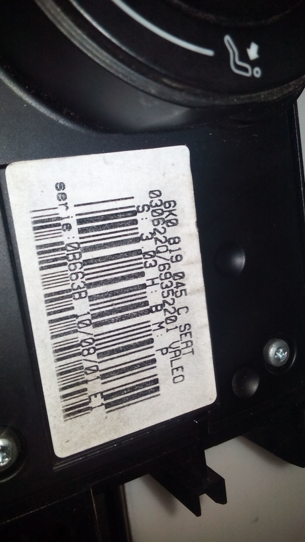 Comutador de Chaufagem SEAT IBIZA III (6K1) | 99 - 02 (20202225).