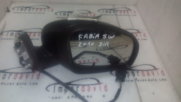 Espelho Retrovisor Dto Electrico SKODA FABIA | 06 - 14 (20202999).