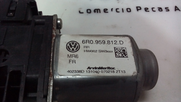 Motor Elevador Trás Dir. SKODA FABIA | 06 - 14 (20203083).