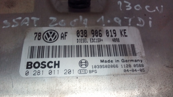 Centralina de Ignição (imobilizador) VOLKSWAGEN PASSAT (3B3) | 00 - 05 (20203498).