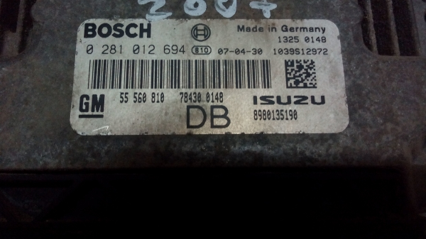 Centralina de Ignição (imobilizador) OPEL ASTRA H Van | 04 - (20203715).