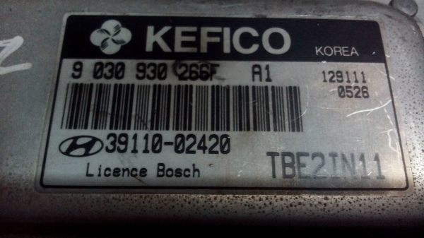 Centralina de Ignição (imobilizador) HYUNDAI GETZ (TB) | 02 - 09 (20205575).