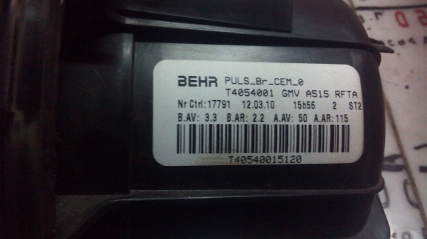 Motor de Chaufagem CITROËN C3 II | 09 - (20205868).