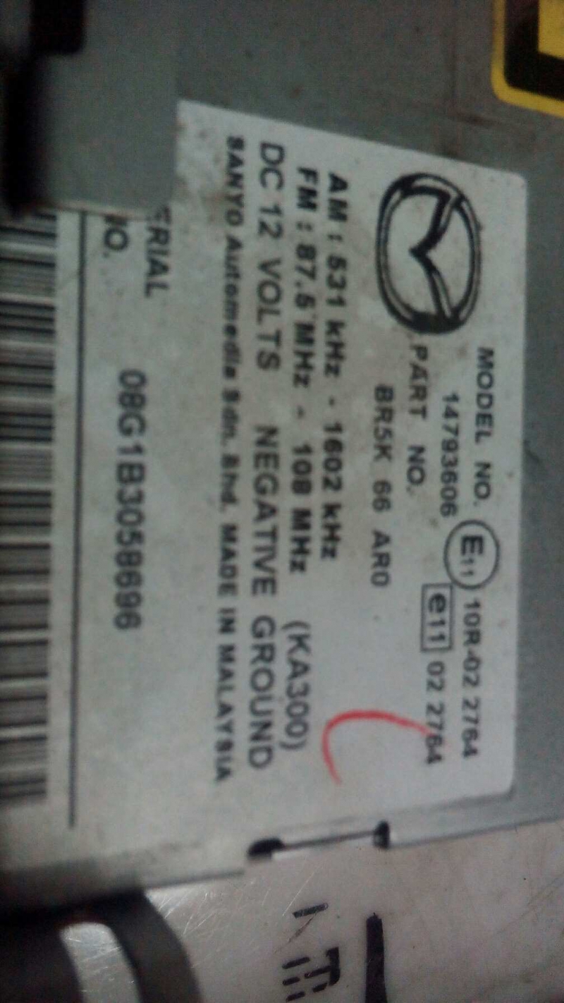 Radio MAZDA 3 (BK) | 03 - 09 (20206803).