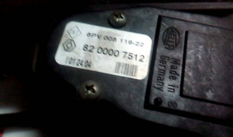 Pedal Electrico RENAULT ESPACE IV (JK0/1_) | 02 - (20207689).