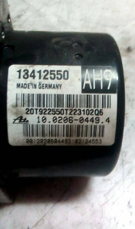 ABS OPEL ASTRA J | 09 - (20208783).