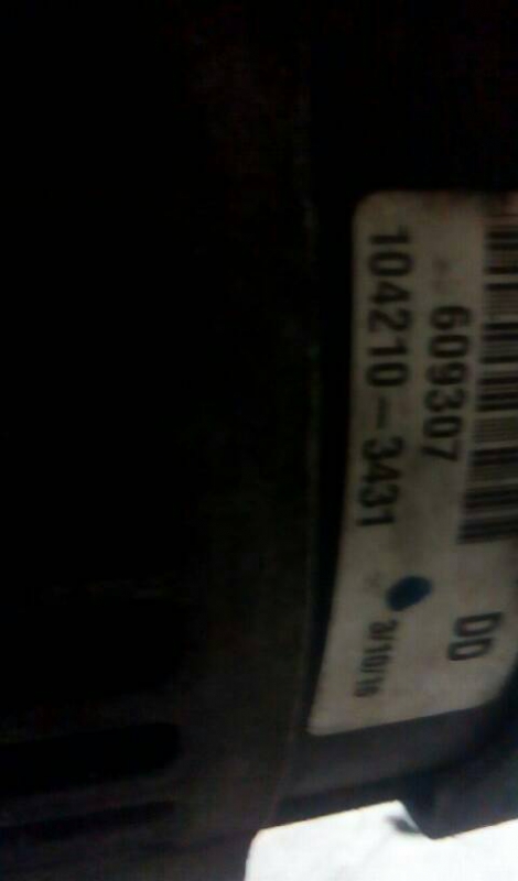 Alternador TOYOTA COROLLA três volumes (_E12J_, _E12T_) | 01 - 07 (20209756).