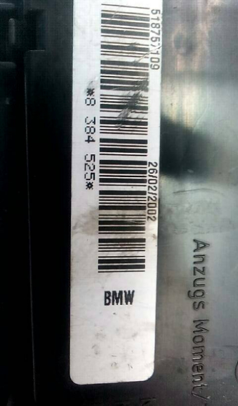 Caixa dos Fusíveis BMW X5 (E53) | 00 - (20210095).